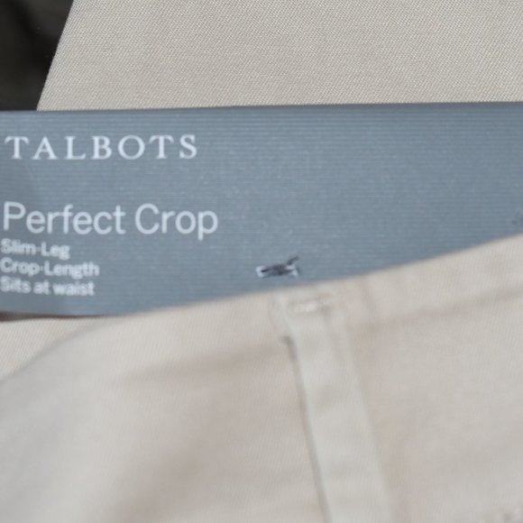 Talbots Perfect Crop Pants NWT - Picture 3 of 4